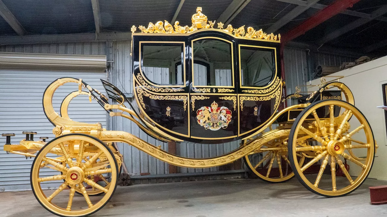 First look at King Charles’ new 19ft carriage 6 years in making – from WWI timepiece to 42 portraits of Kin...