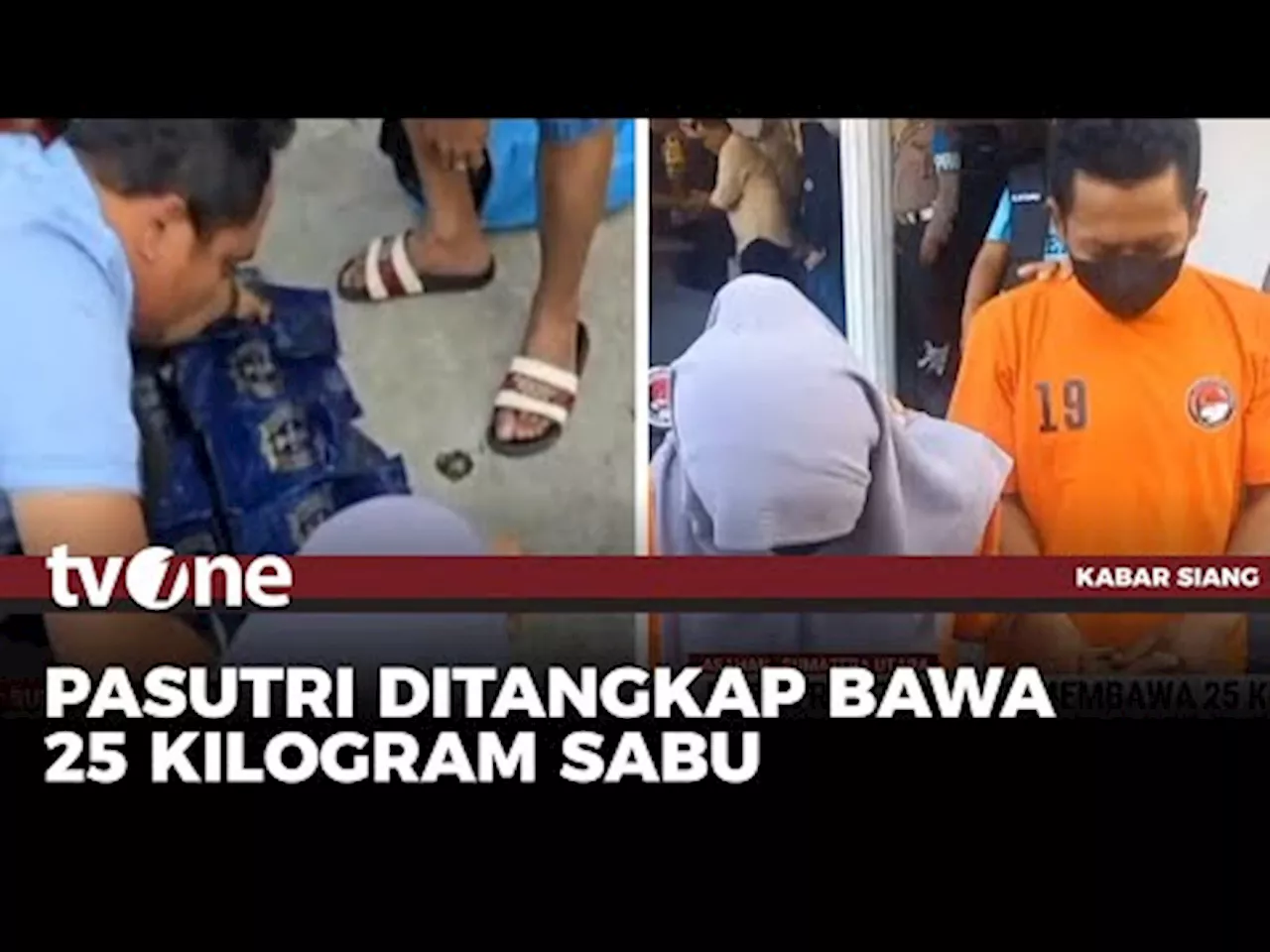 Bawa Sabu 25 Kg, Pasutri Ditangkap Polres Asahan di Tanjungbalai