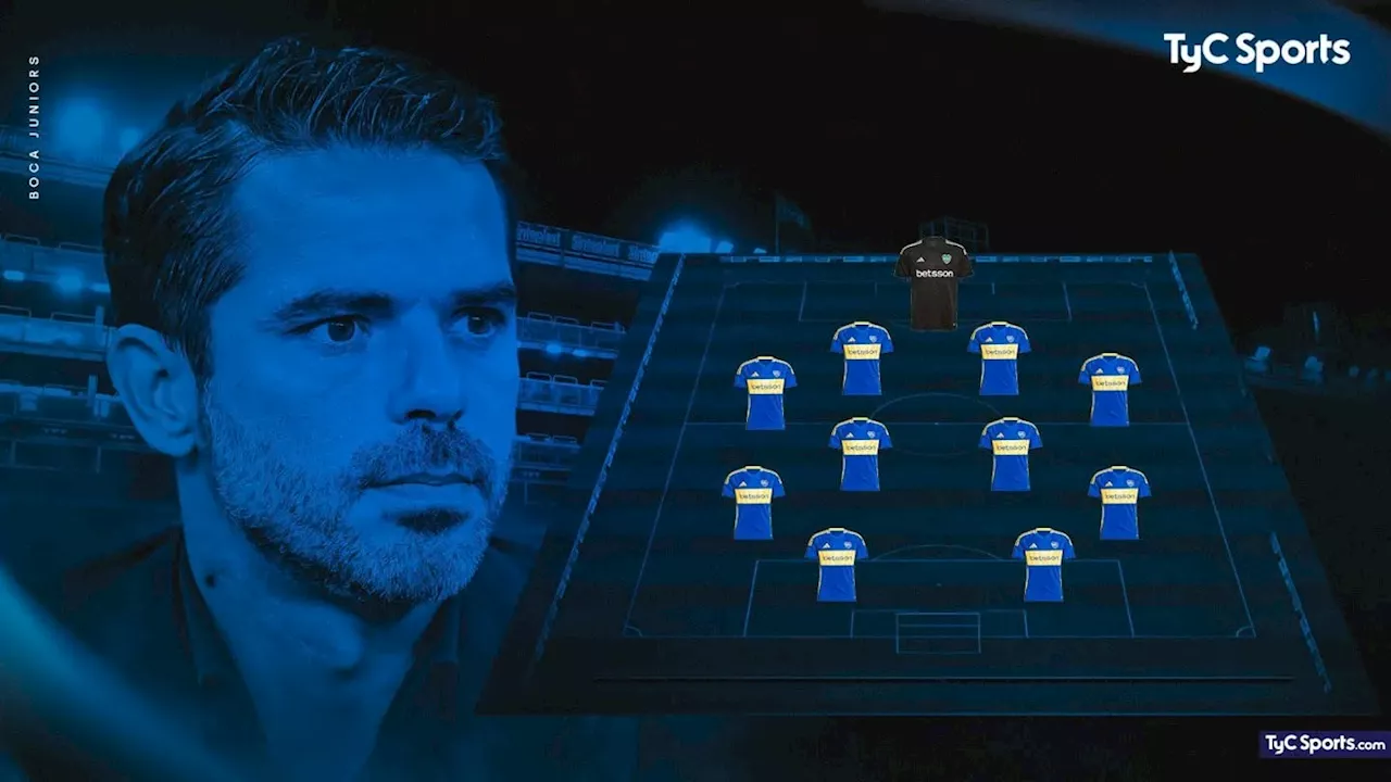 Fernando Gago inicia su ciclo en Xeneize con el 4-3-3 y Merentiel como extremo