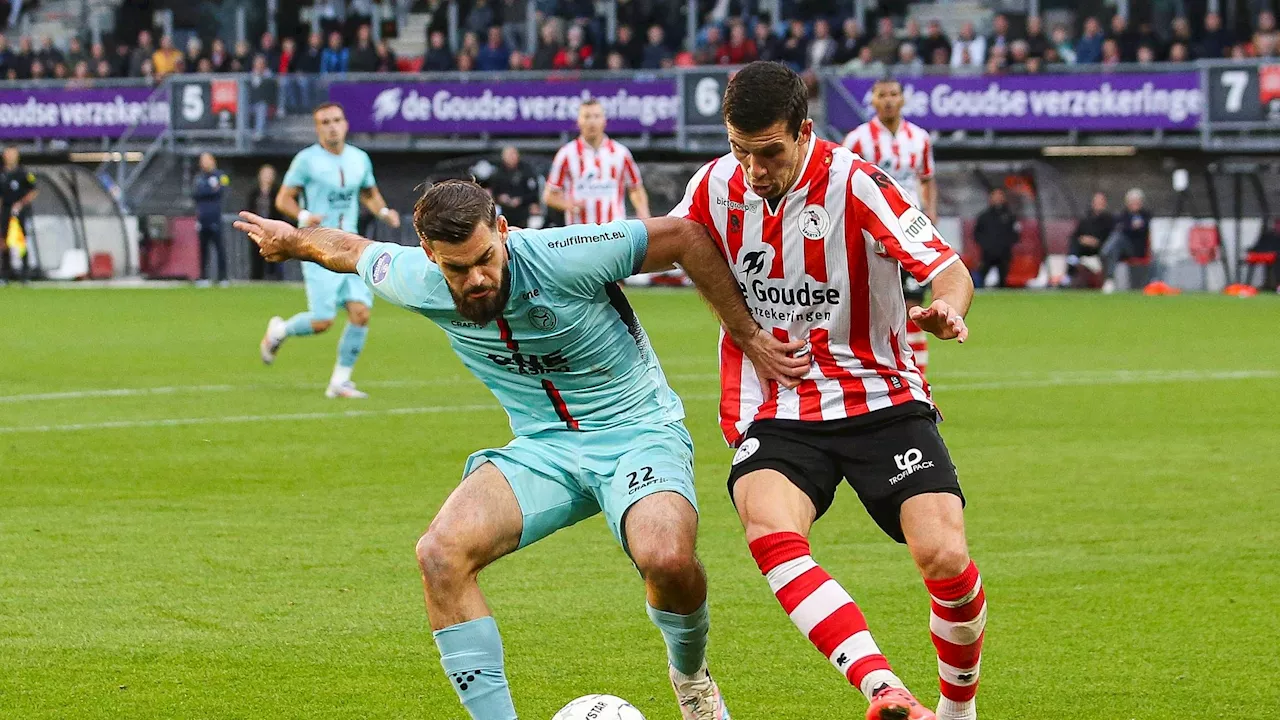 Sparta Rotterdam wint mede door curieuze eigen goal thuis ook niet van Almere City