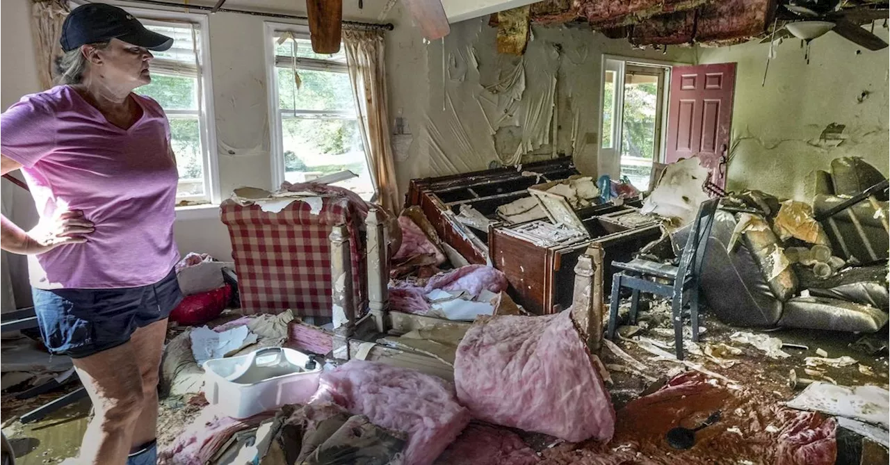 Search crews with cadaver dogs wade through muck of communities ‘wiped off the map’ by Helene