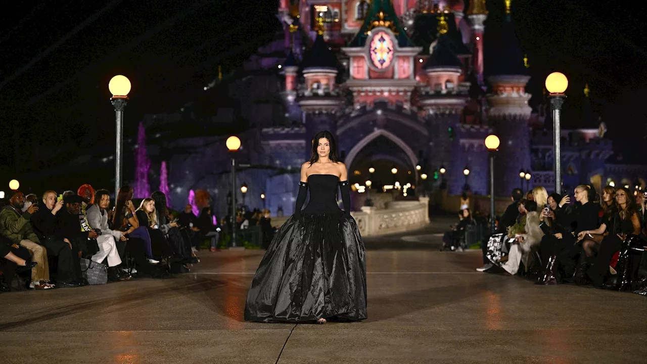 Kylie Jenner closes Coperni spring 2025 show at Disneyland Paris