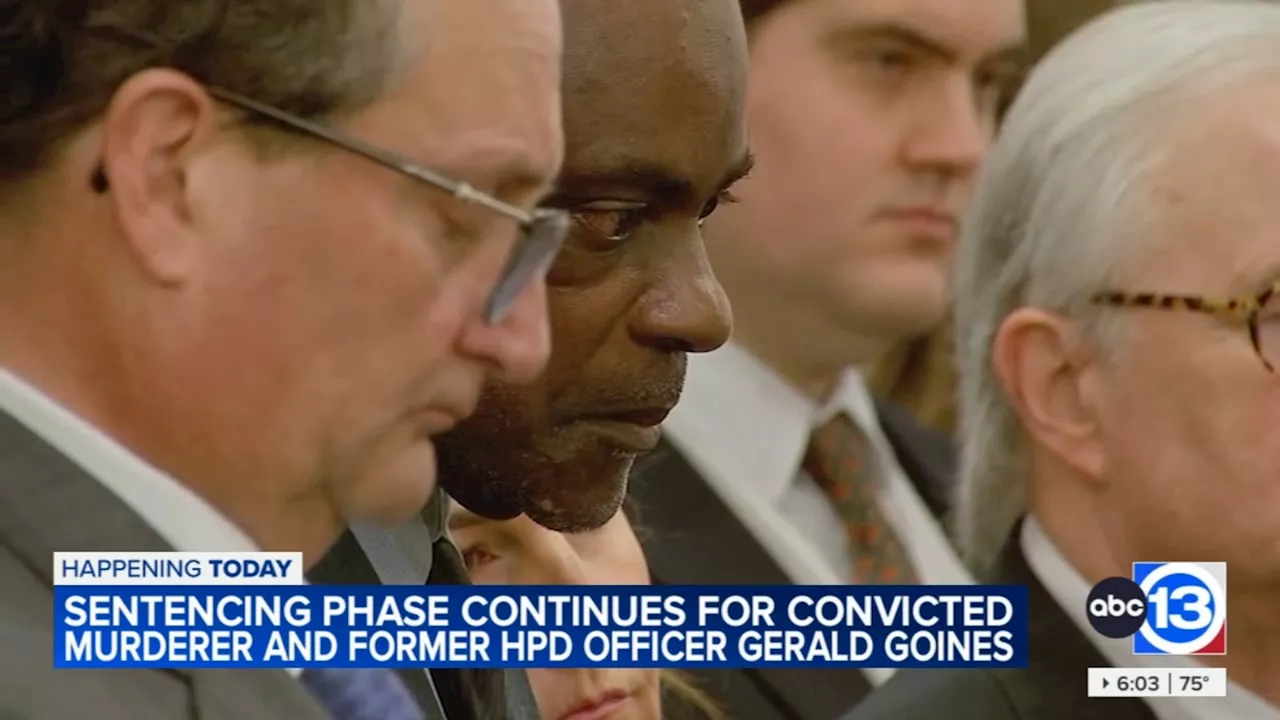 Sentencing phase continues for convicted murderer and ex-HPD officer Gerald Goines