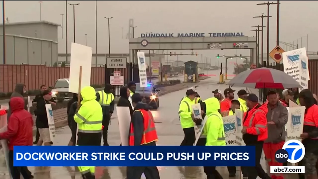 'Business as usual' at Port of Los Angeles as dockworkers strike at East, Gulf Coast ports