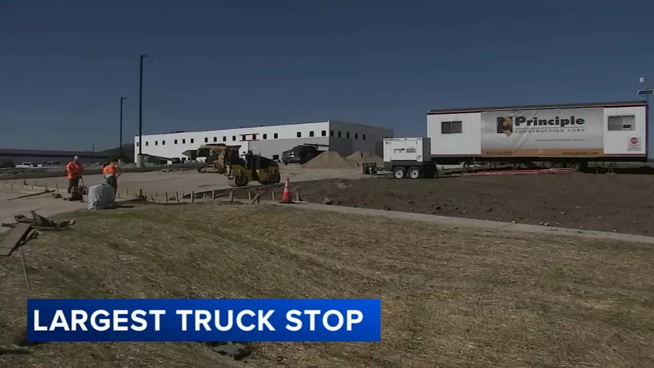 Largest-capacity truck stop in U.S. opening near I-90 in West Dundee