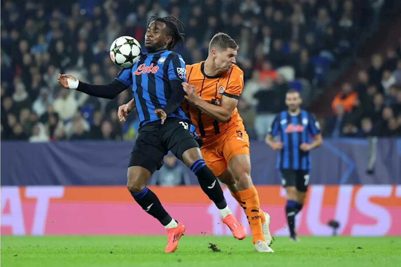 Champions League: Shakhtar-Atalanta 0-3 DIRETTA