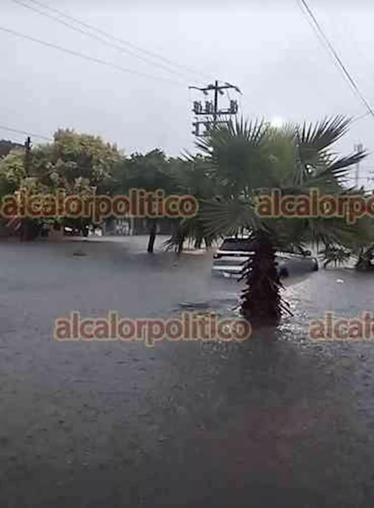 Pegan lluvias en el sur; reportan afectaciones en Coatzacoalcos