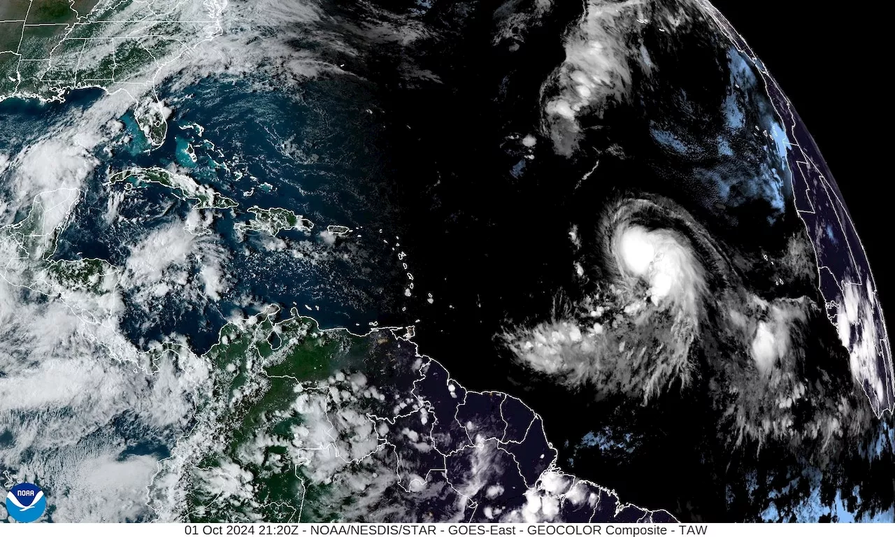 Hurricane Kirk forms in Atlantic, but it’s no threat to land