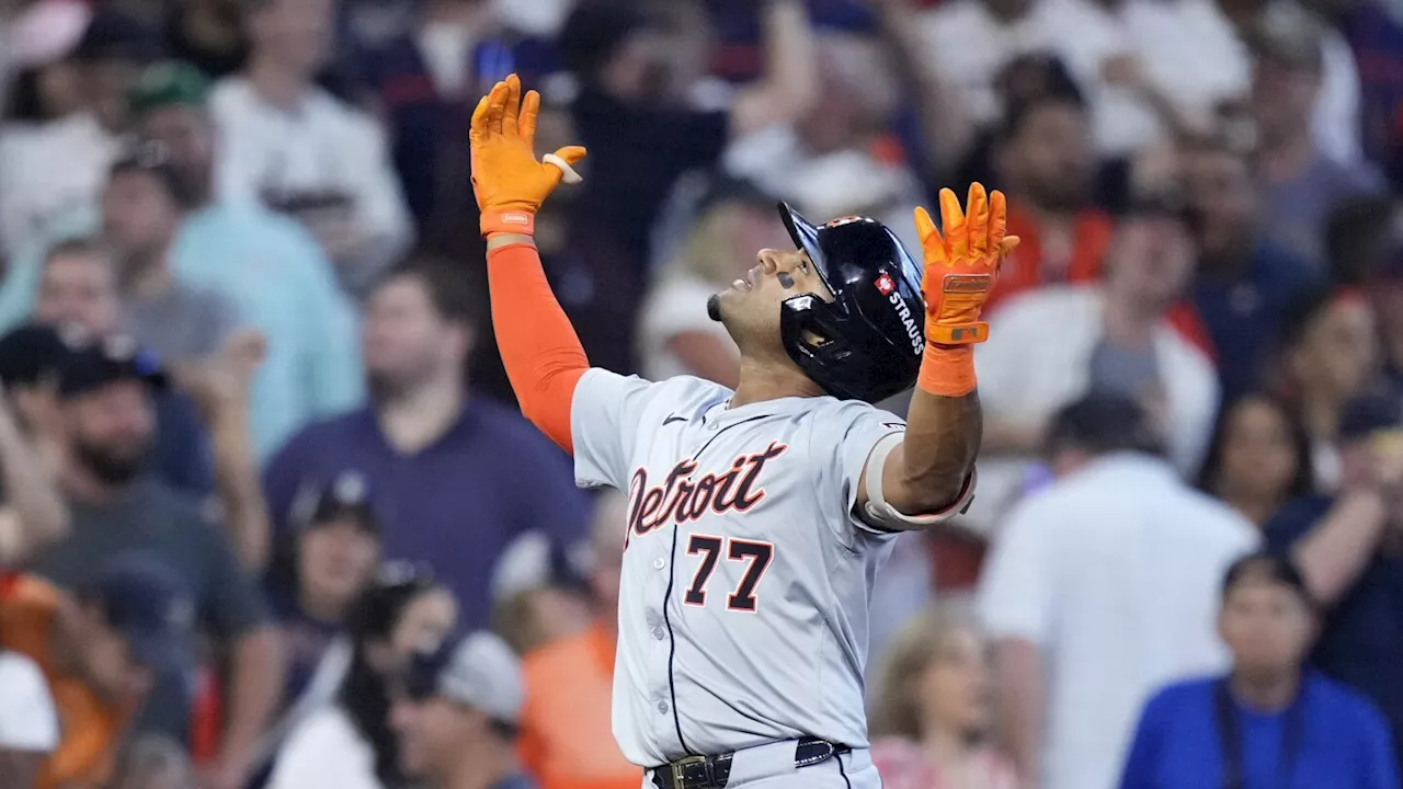 Ibáñez's big hit lifts Tigers to 5-2 win over Astros and sweep in AL Wild Card Series