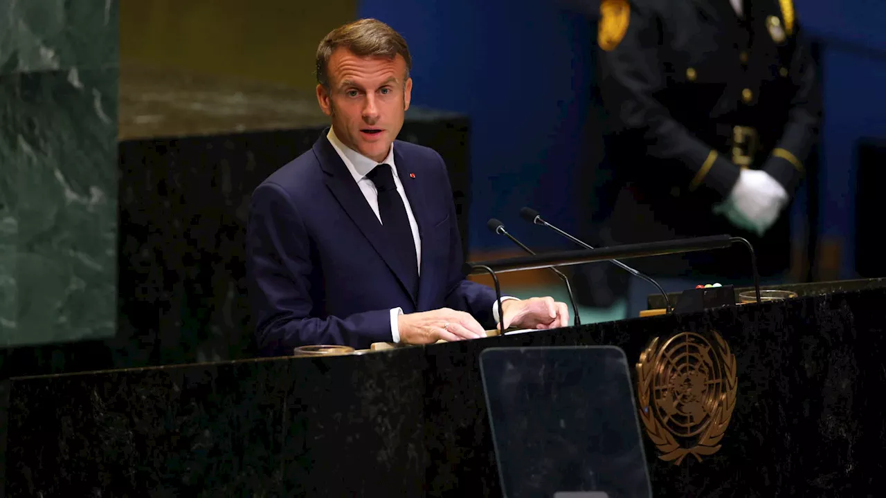 Emmanuel Macron condamne 'avec la plus grande fermeté' les 'attaques de l'Iran contre Israël'