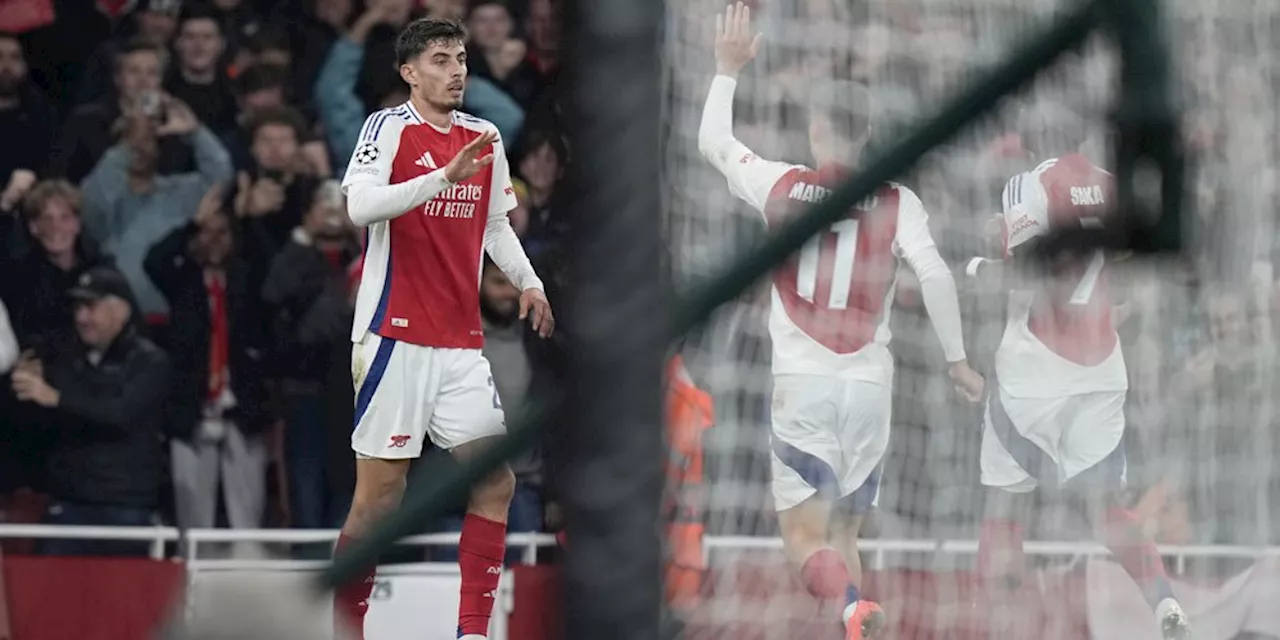 Rapor Pemain Arsenal Saat Menang 2-0 Lawan PSG: Kai Havertz Sedang Rajin Bikin Gol