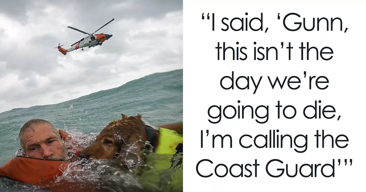 Sailor And His Dog Stranded At Sea During Hurricane