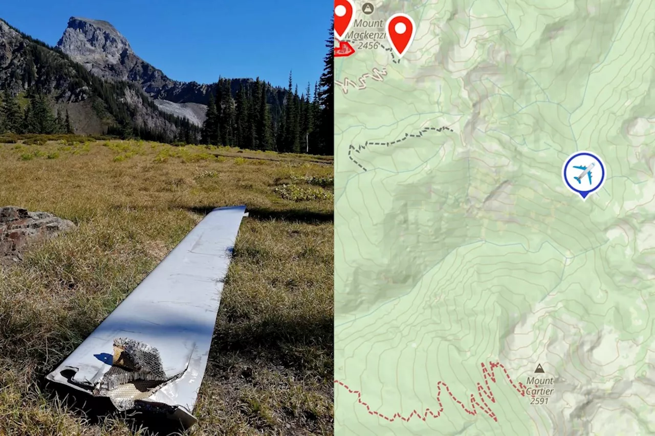 Mystery solved: Aircraft debris found by B.C. hiker was from helicopter crash