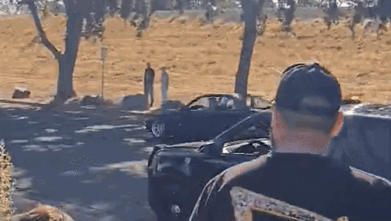 BMW M3 Flips Over At Car Meet, Conveniently In Front Of A Cop