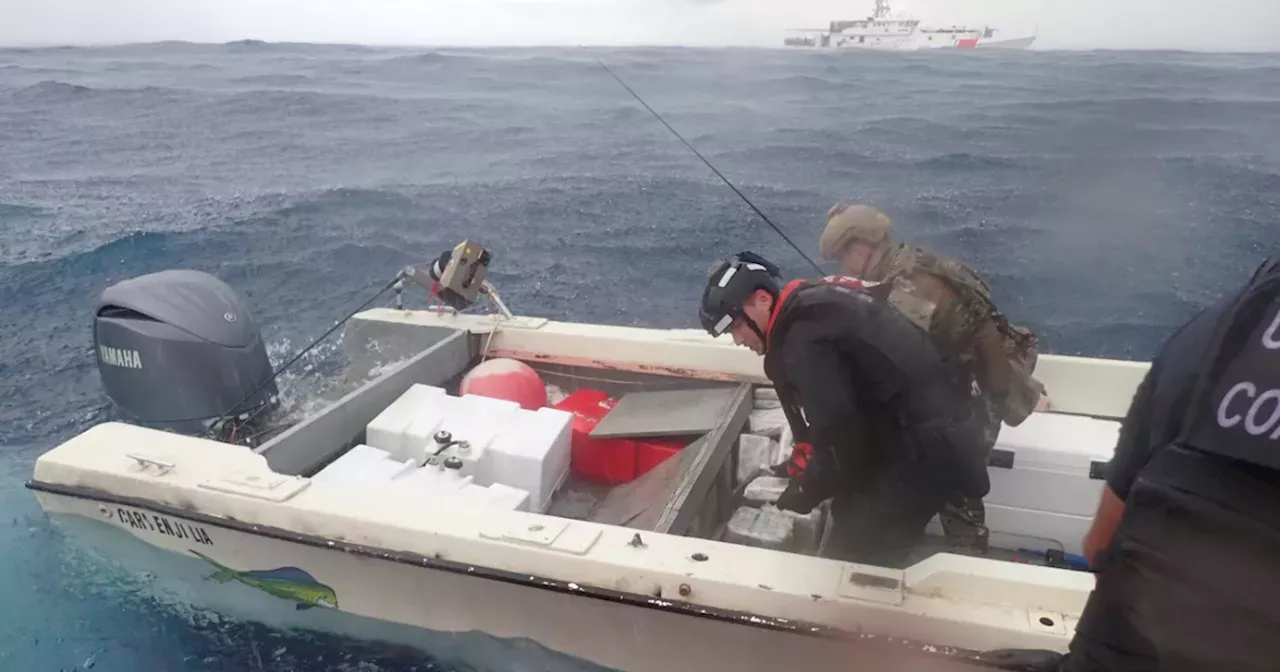 Coast Guard seizes 4.3 million of cocaine from boat off coast of