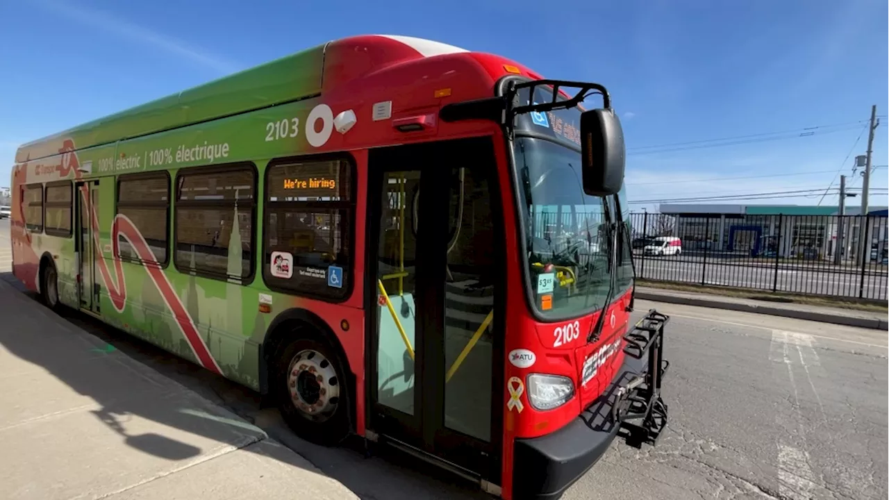 OC Transpo cancels plan to buy 60-foot electric buses for now