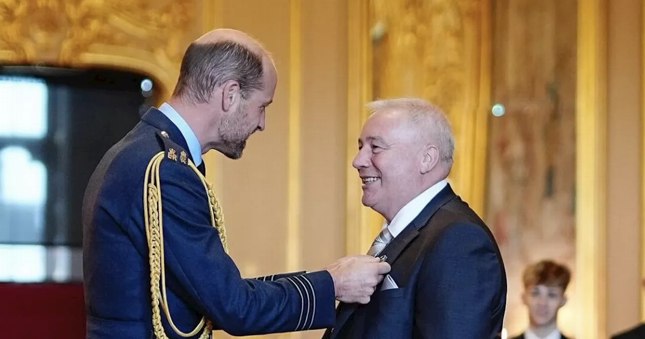 Ally McCoist 'Enjoyed Special' Chat With Prince William About Football And Family Life