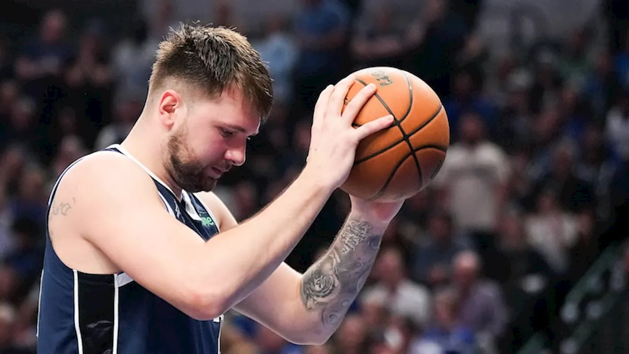 Dallas Mavericks' Luka Doncic has left calf contusion