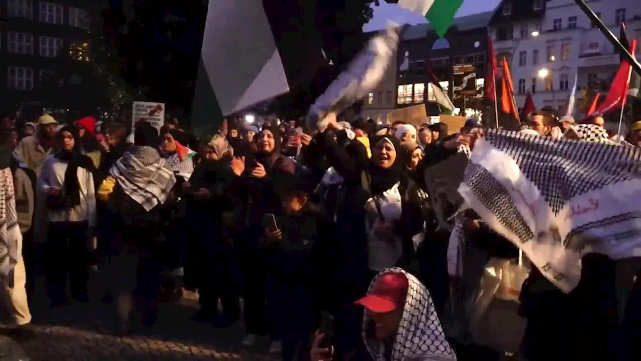 Vorfälle in Wedding und Kreuzberg: Polizei zeigt propalästinensische Demonstranten wegen Jubels über Raketenangriff an