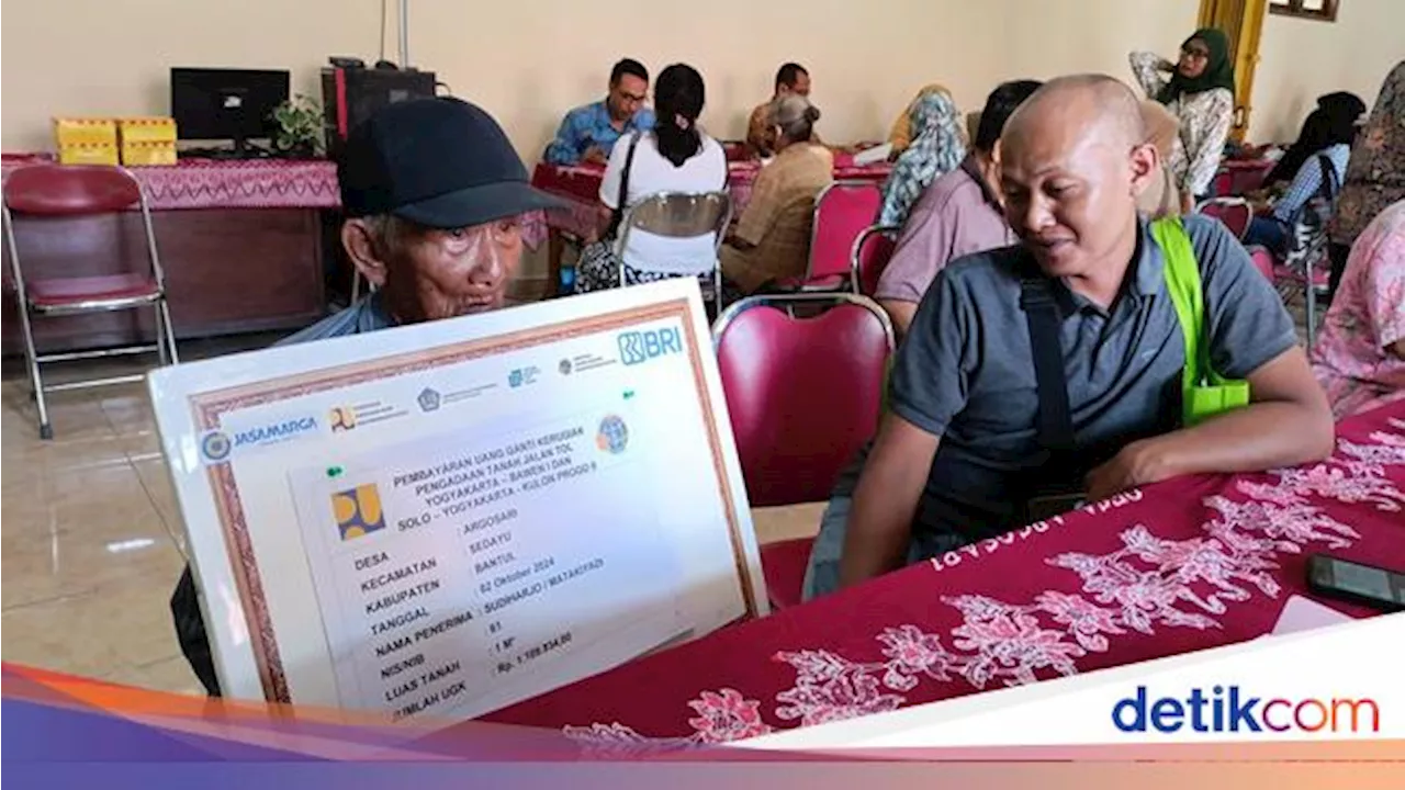 Sawah Sudiarjo 'Kesenggol' Tol Jogja-Solo-YIA, Dapat Ganti Rugi Rp 1,1 Juta