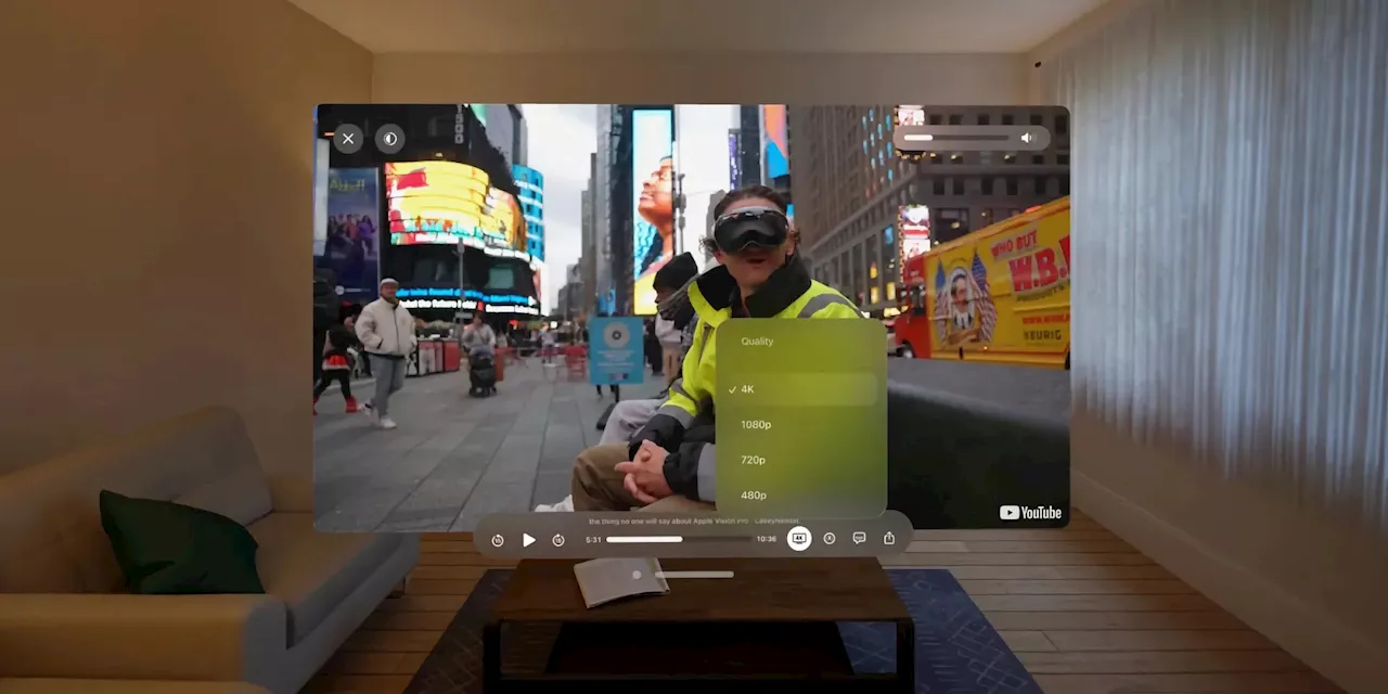 YouTube-appen Juno borttagen från Vision Pro. YouTube gillade inte appen.