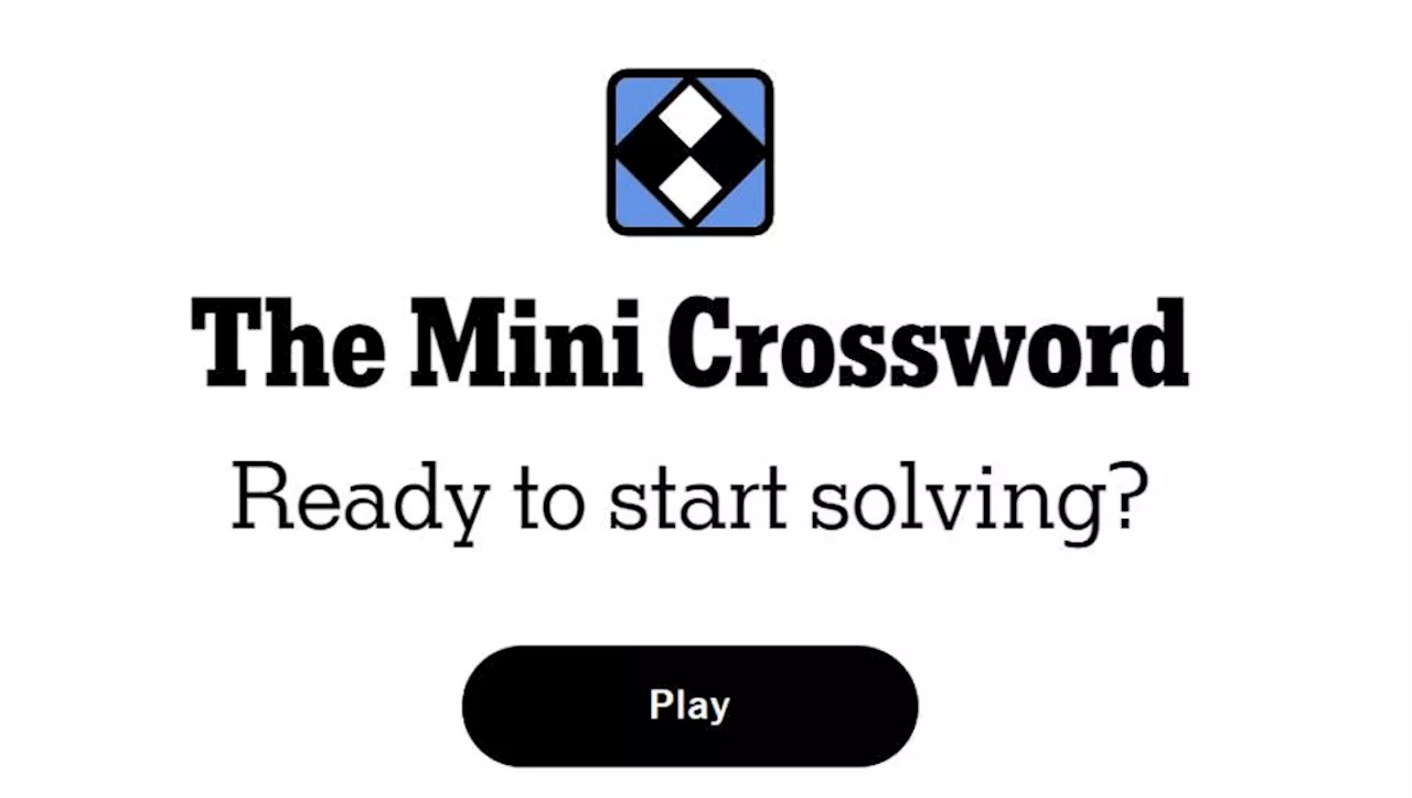 Today’s NYT Mini Crossword Clues And Answers For Wednesday, October 2