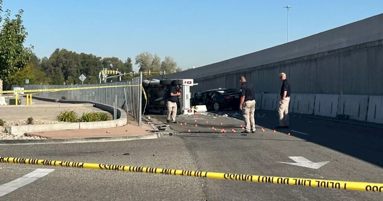 Woman killed after crash at Valley Fair Mall during police pursuit, suspect in custody