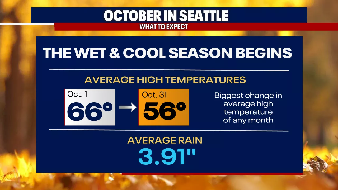 Seattle weather: Crisp, cool and dry through Thursday