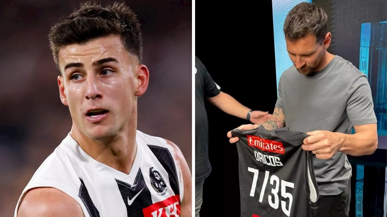 Reckon he’d fit under the cap? Messi-Daicos pic leaves AFL world asking questions