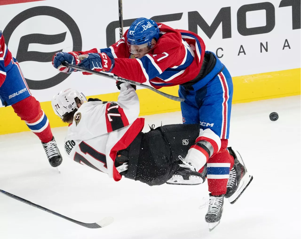 Senators score four power-play goals to edge Canadiens