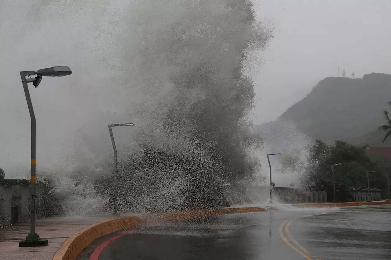 Taiwan shuts down as torrential rain lashes island’s south ahead of arrival of Typhoon Krathon