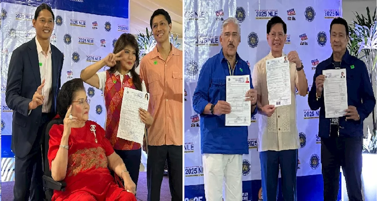 Imee Marcos, Tito Sotto, Ping Lacson, at Lito Lapid, nagsumite ng COC para sa Senate race