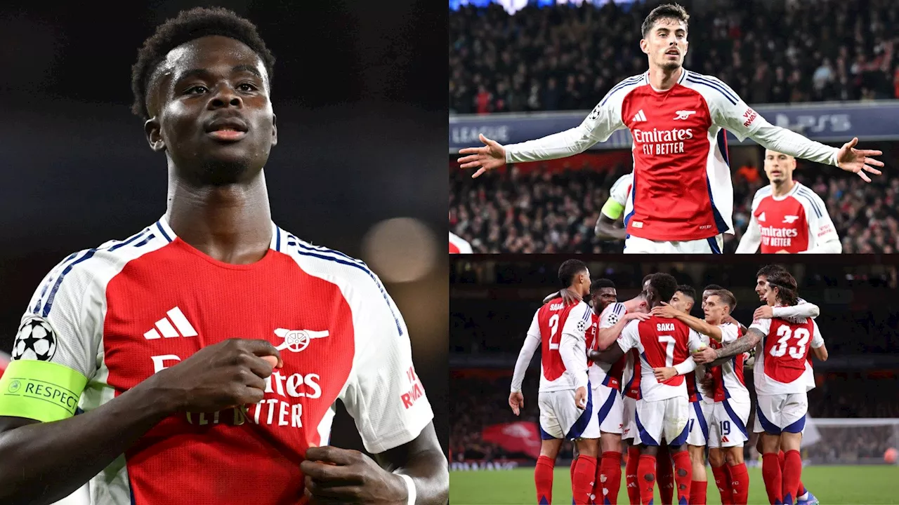 Arsenal player ratings vs PSG: Bukayo Saka loves the Champions League! Silky winger produces another top European performance as Kai Havertz and Leandro Trossard thrive