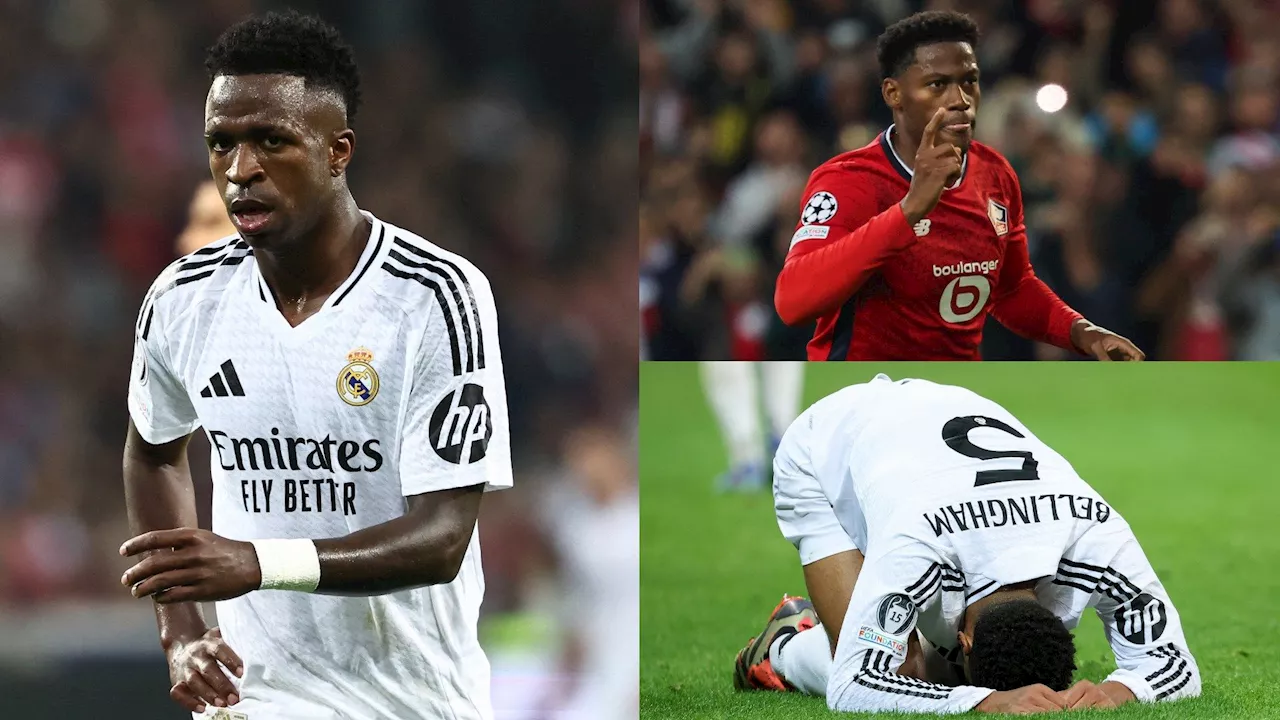 Real Madrid player ratings vs Lille: Where's the Champions League magic? Jude Bellingham & Vinicius Jr fall flat