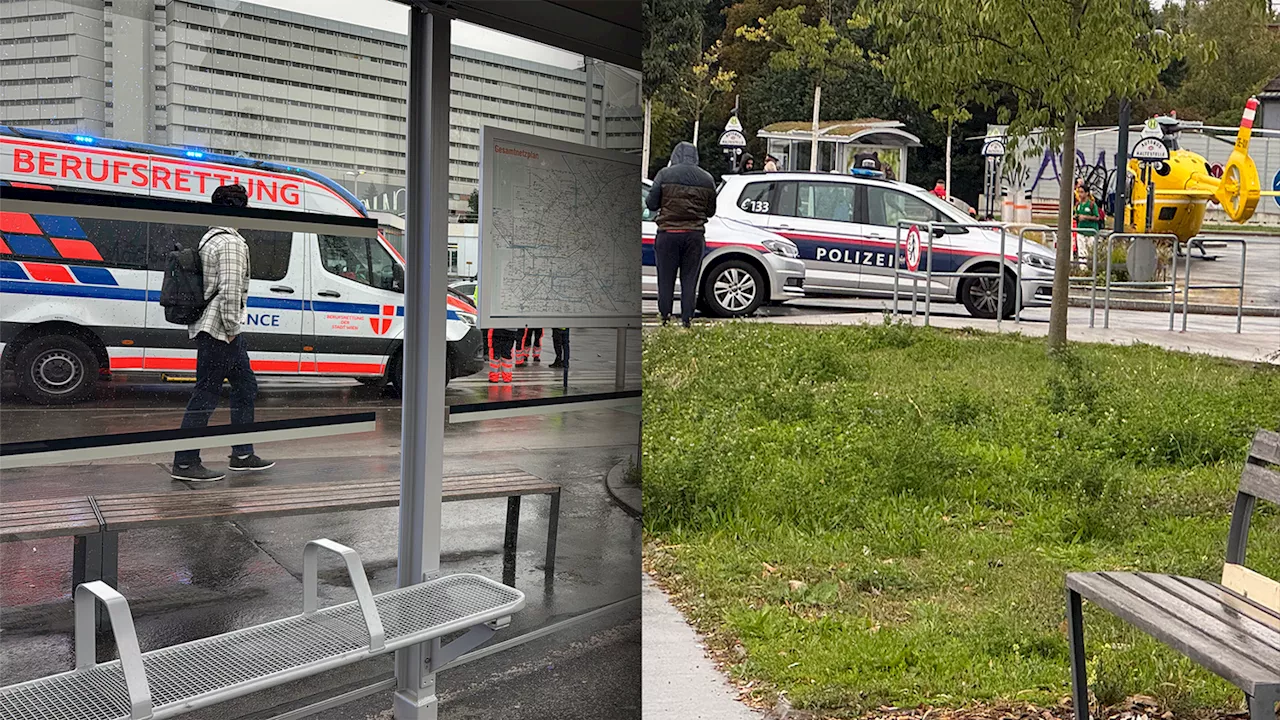 Heli-Einsatz in Favoriten - Autounfall in Wien: Bub (12) schwer verletzt im Spital