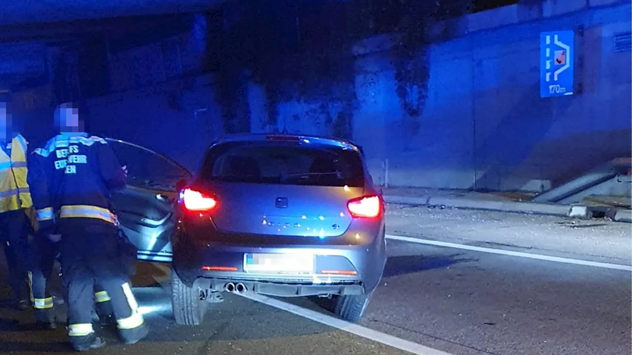 Kuriose Szenen in Floridsdorf - Wiener kassiert nach Autobahn-Crash Schläge von Helfer