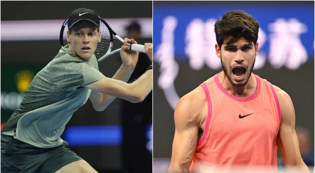 Sinner-Alcaraz, orario e dove vedere in tv e streaming la finale dell'Atp di Pechino