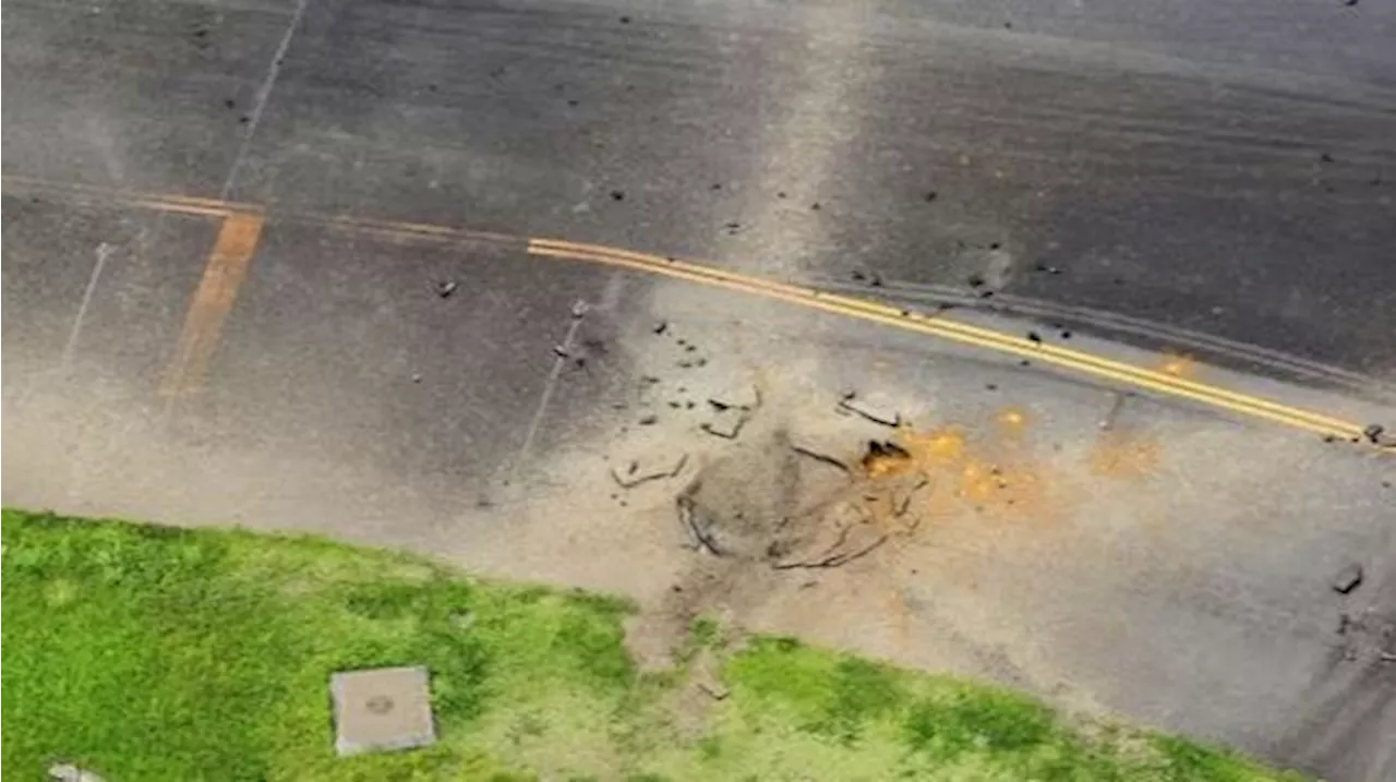 Suspenden todos los vuelos en un aeropuerto de Japón al explotar una bomba de la Segunda Guerra Mundial