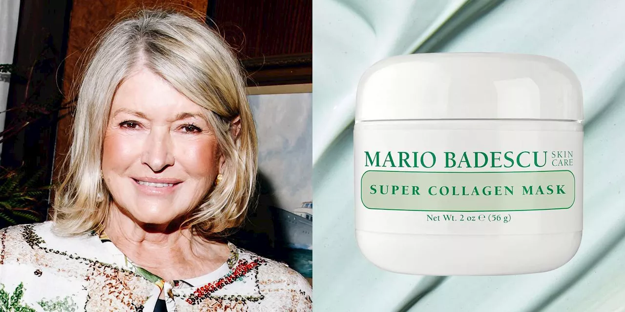 Martha Stewart's Now-$14 Plumping Collagen Mask Gives an 'Instant Lift,' per Fans