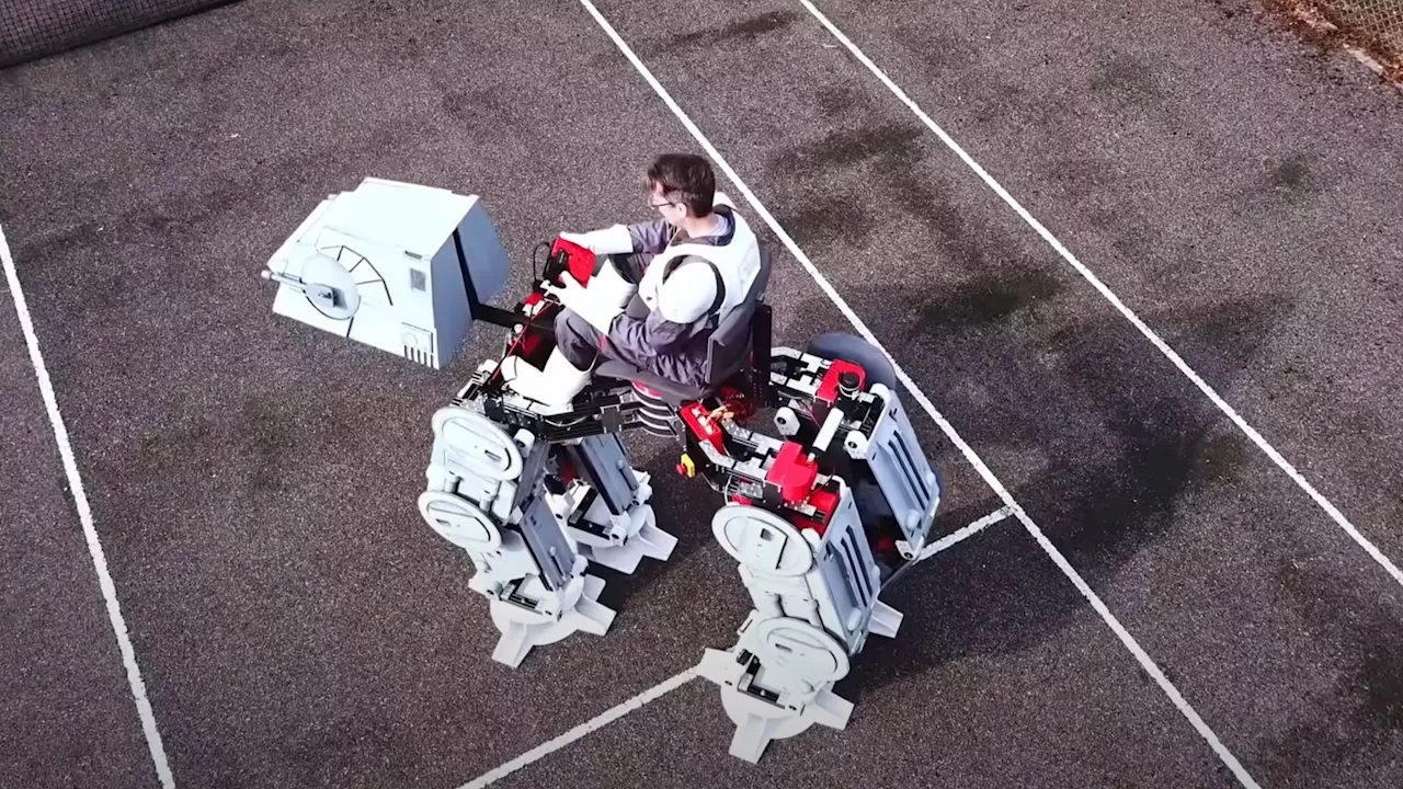 Life-size, rideable Star Wars AT-AT walker comes to life with 3D printing