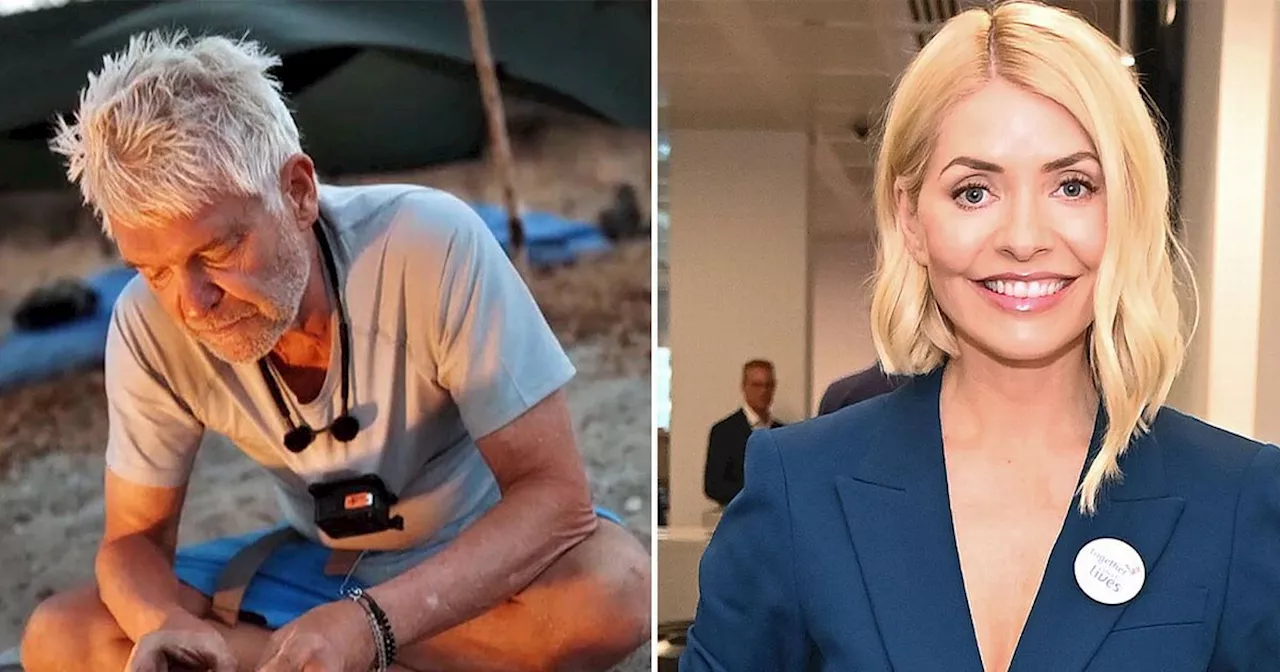 Holly Willoughby's response as Phillip Schofield burns 'enemies' names in fire