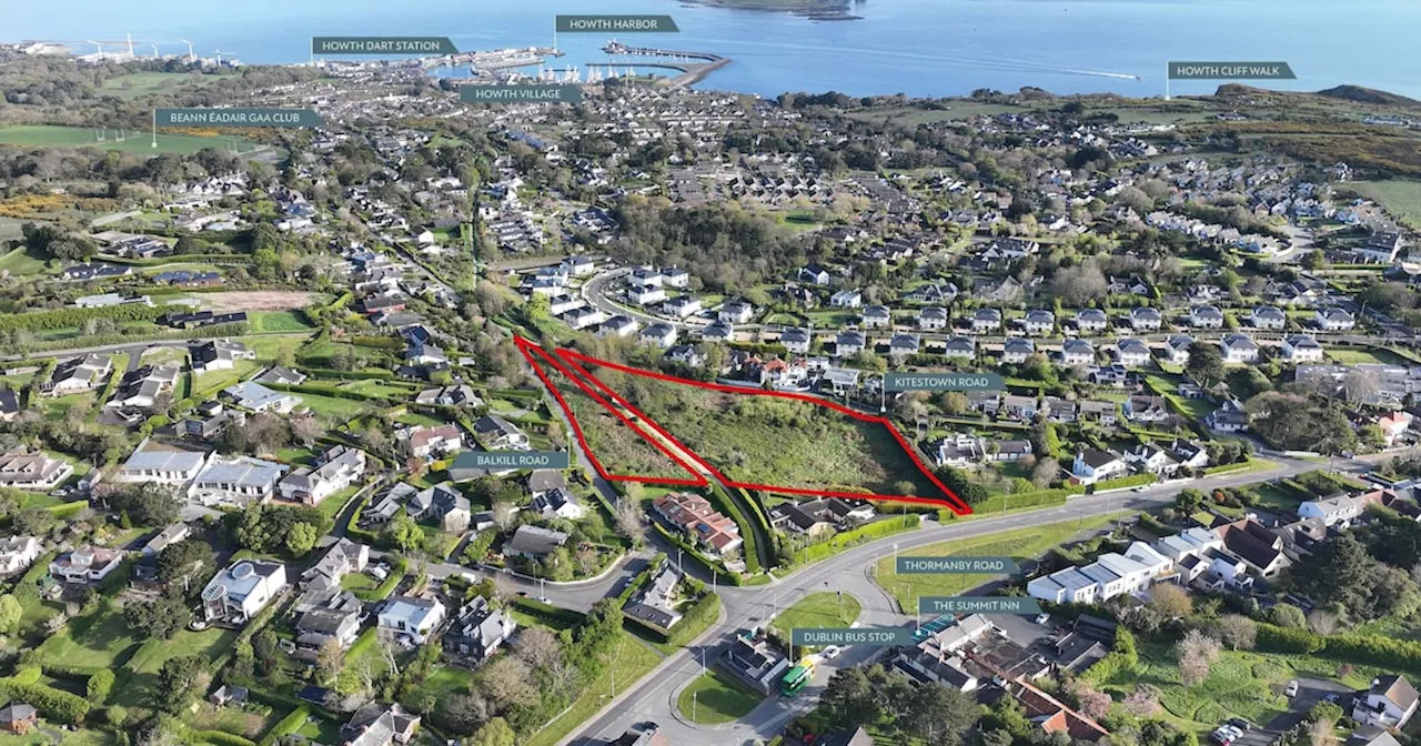 Residential site in upmarket Howth for €4.75m