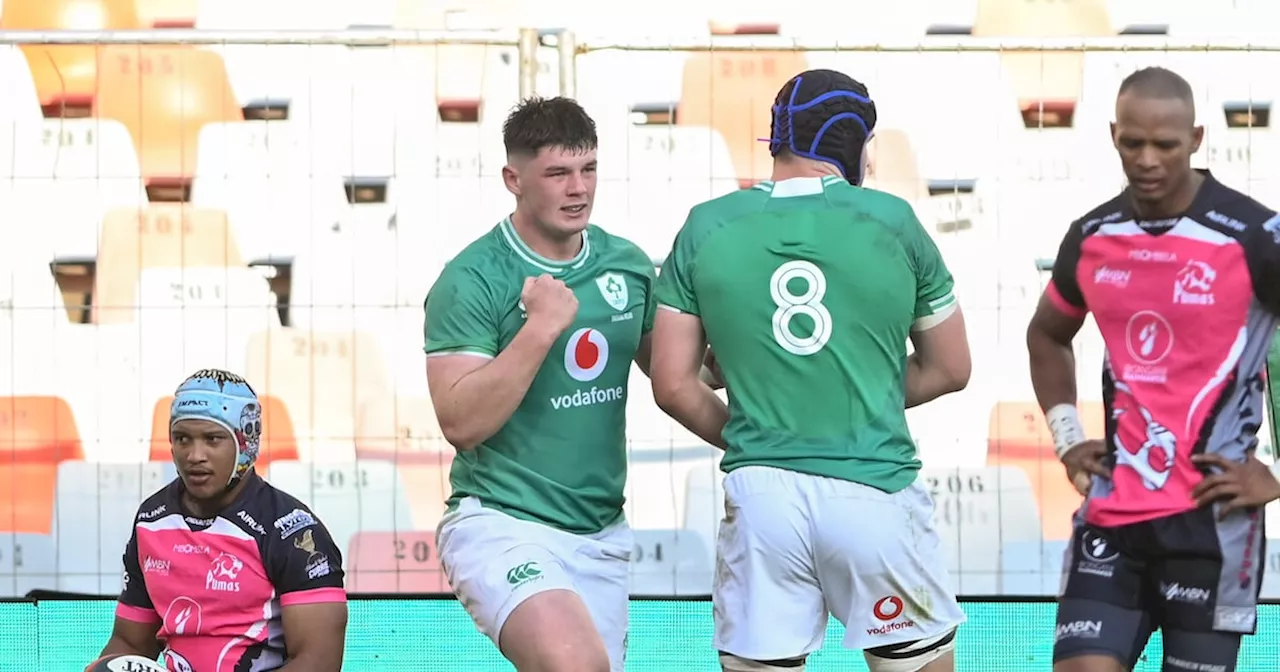 Emerging Ireland beat Airlink Pumas with impressive six-try victory in South Africa