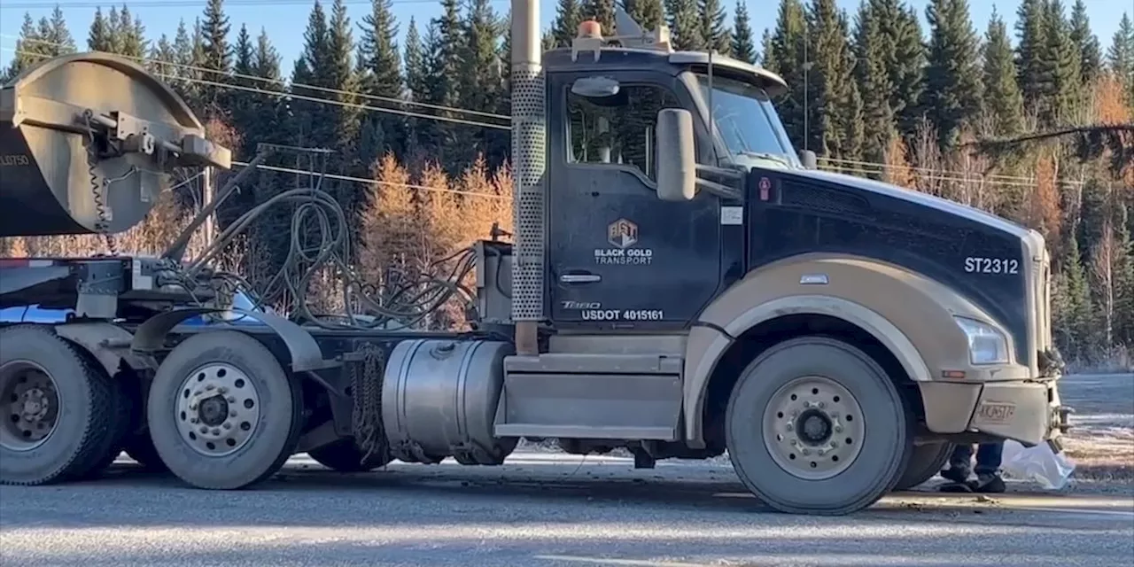 Fatal accident involving ore hauler on the Richardson Highway