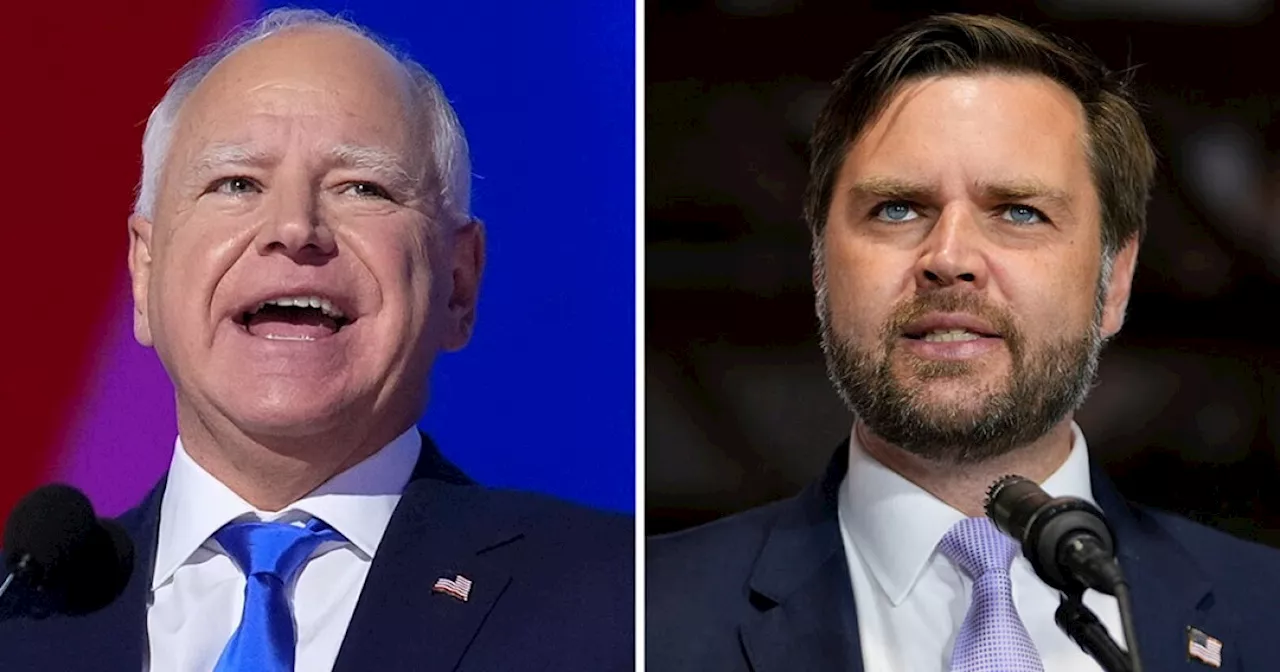 WATCH LIVE: Tim Walz and JD Vance to go head-to-head in vice presidential debate