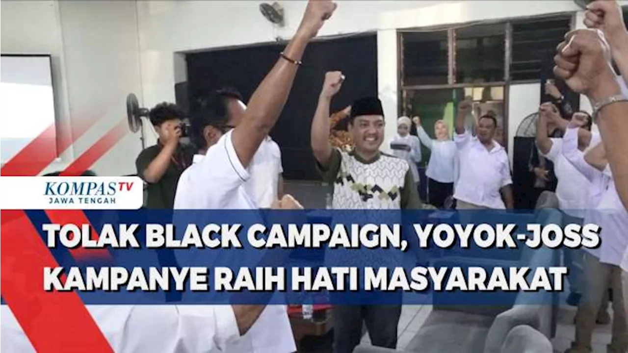 Tolak Black Campaign, Yoyok-Joss Kampanye Raih Hati Masyarakat