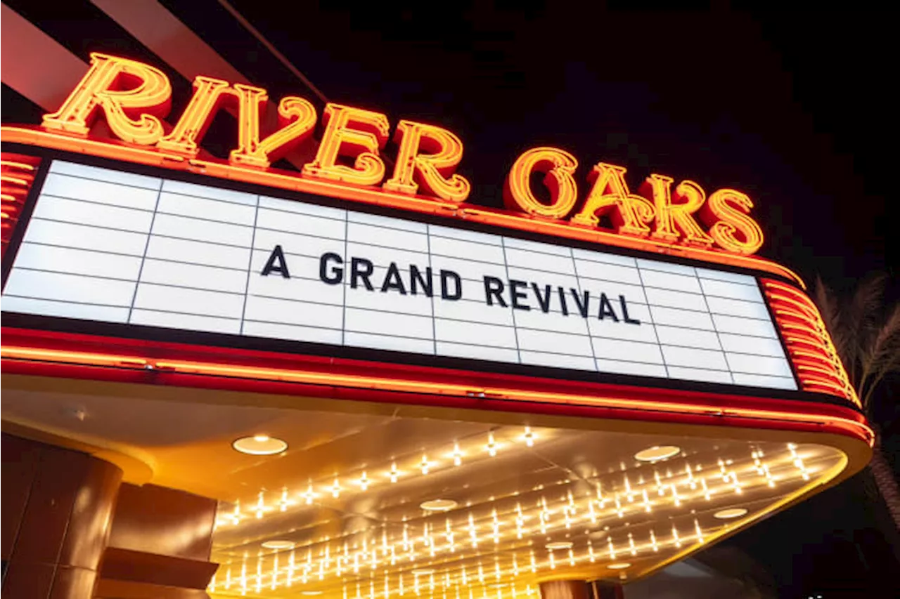 Inside the newly renovated River Oaks Theatre, Houston’s oldest and only art house cinema