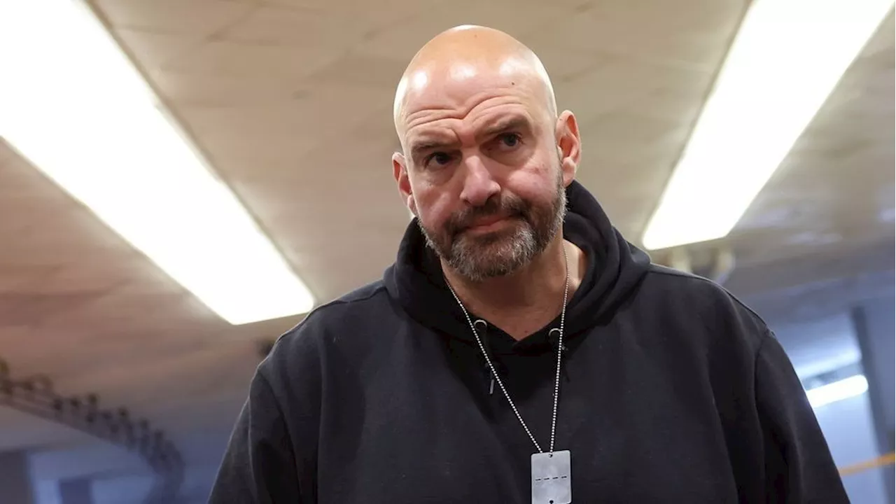 Fetterman says 'Team Hezbollah/Hamas' hung banner urging wife to leave him