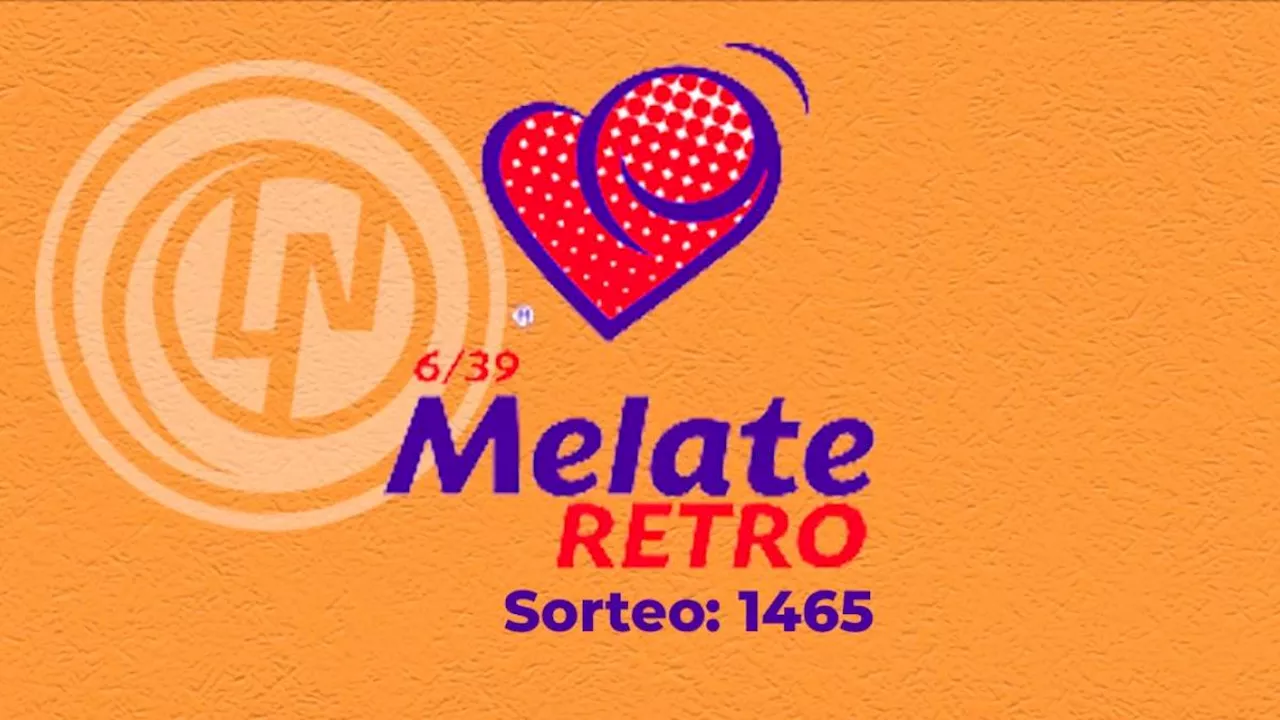 Resultados del sorteo Melate Retro 1465: números ganadores del 1 de octubre del 2024