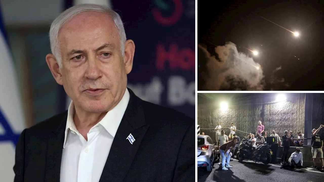 Iran Launches Missile Barrage at Israel, Netanyahu Vows Retaliation